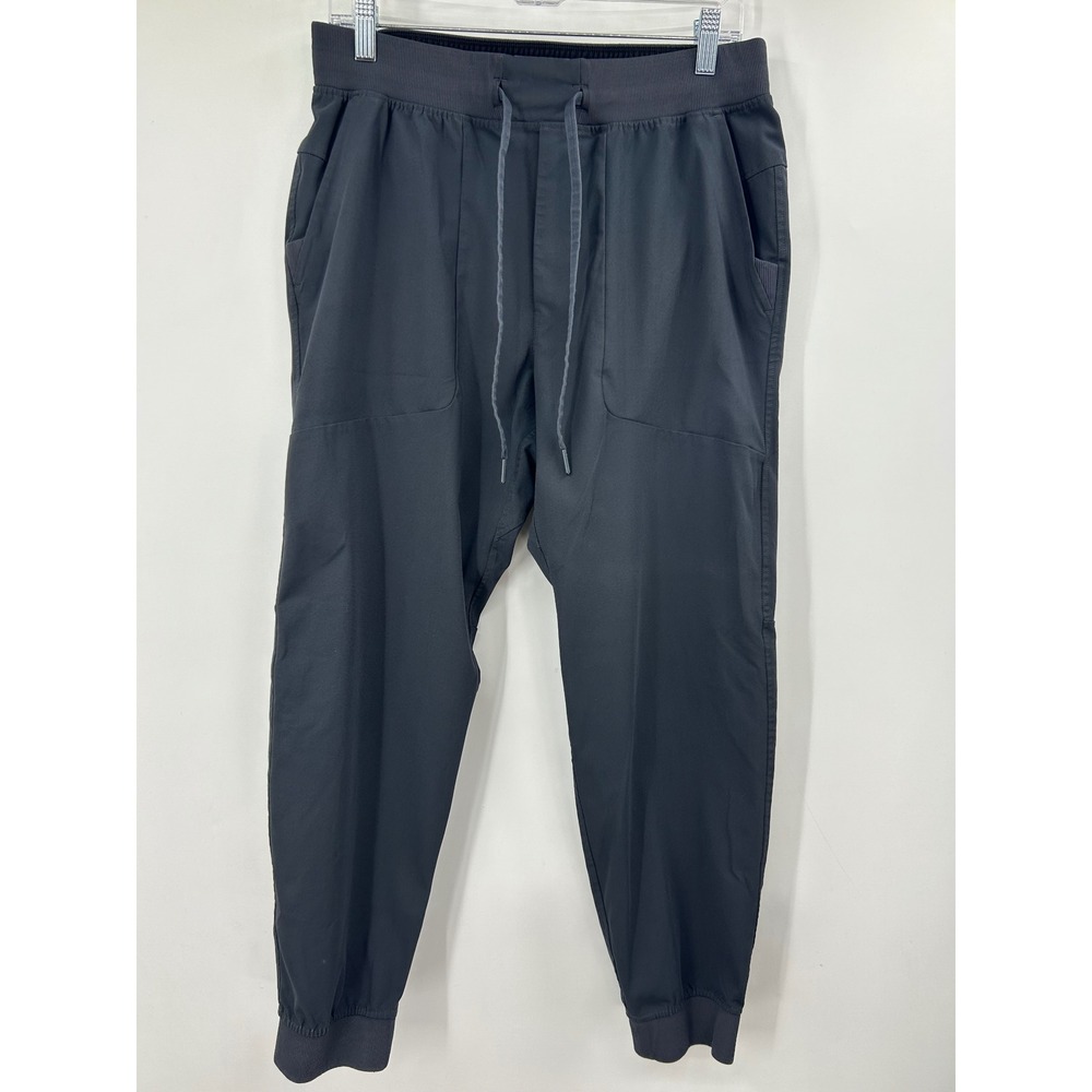 Lululemon ABC Jogger Warpstreme Obsidian Grey Slim Fit Pants Mens L 28 Inseam